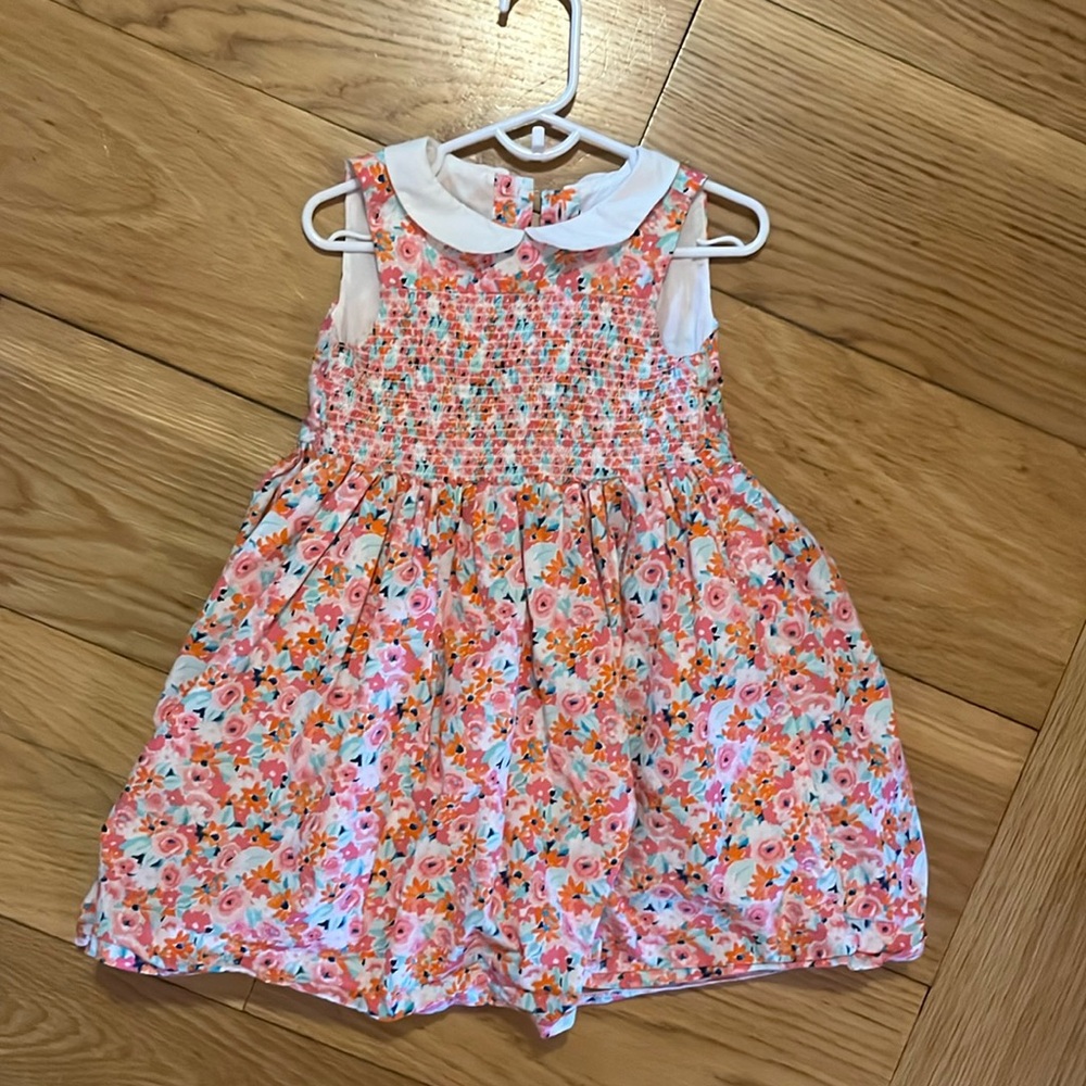 Janie and Jack summer smocked girls dress